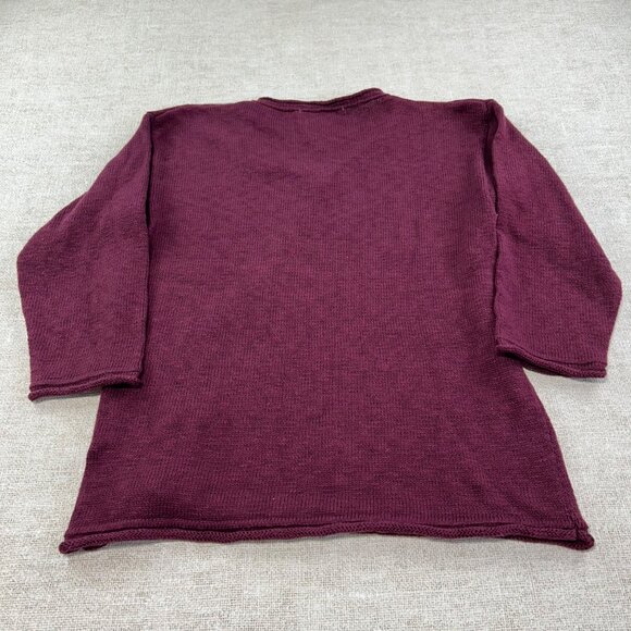 Lulu B Women's SZ Small Maroon soft Sweater - Picture 4 of 9